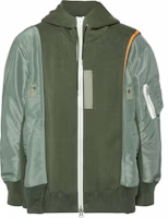 Sacai Colorblock Zip Hoodie Jacket Blue 24-03454M840 Sacai Colorblock Zip Hoodie Jacket Blue 24-03454M840