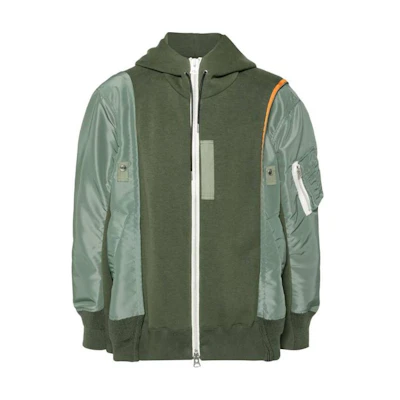 Sacai Colorblock Zip Hoodie Jacket Blue 24-03454M840