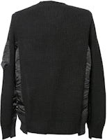 Sacai Colorblock Zip Pullover Sweatshirt Black SCM-083-001 Sacai Colorblock Zip Pullover Sweatshirt Black SCM-083-001