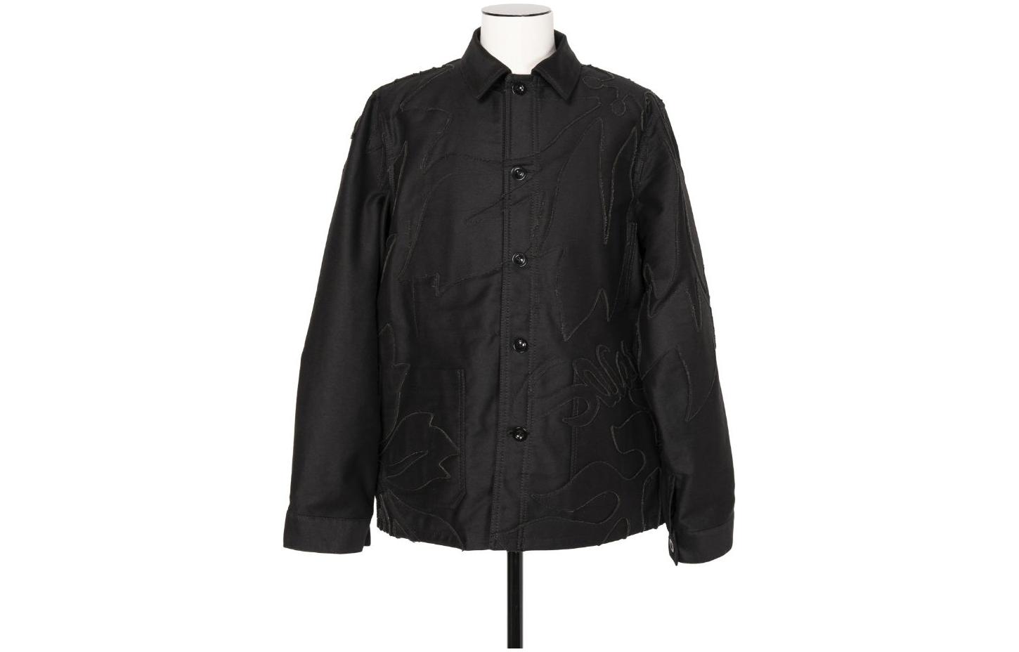 Sacai Embroidered Patchwork Jacket Black 24-03304M-001