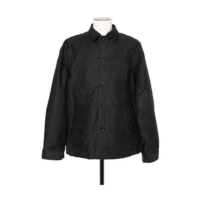 Sacai Embroidered Patchwork Jacket Black 24-03304M-001