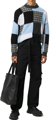 サカイ FW20 サイドポケット ドローストリング カジュアルパンツ ブラック 20-02326M Lookbook サカイ FW20 サイドポケット ドローストリング カジュアルパンツ ブラック 20-02326M