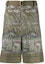 Buy サカイ FW21 マルチカラービーチプリントショーツ グリーン 20-02195M