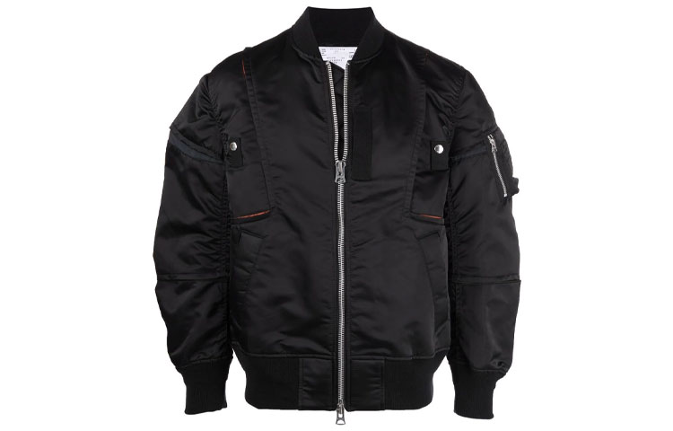 Sacai FW21 Reversible Bomber Jacket Black 02581M-001