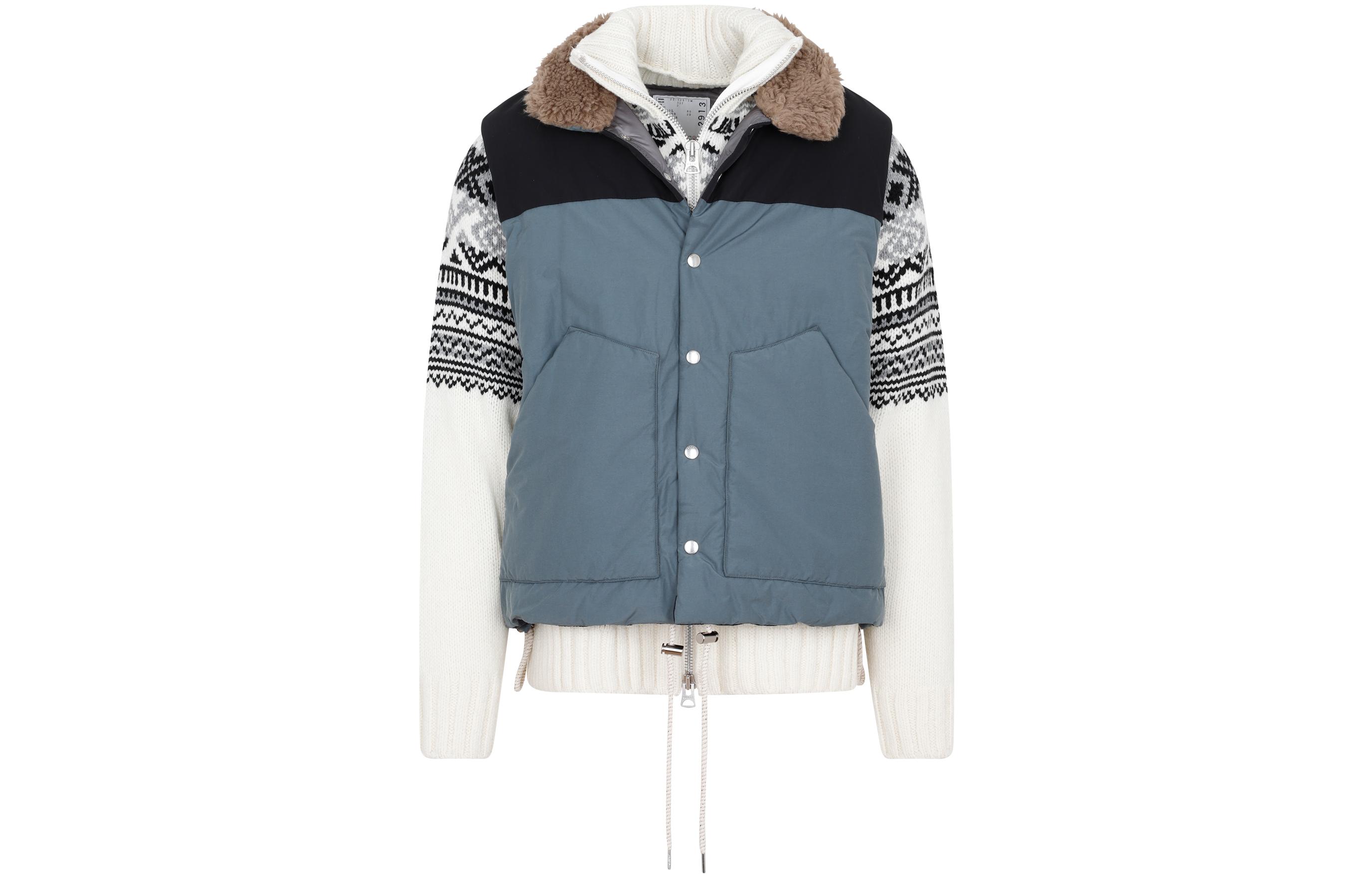 Sacai FW22 Double-Layered Hoodie Jacket Men’s White 2202913M337