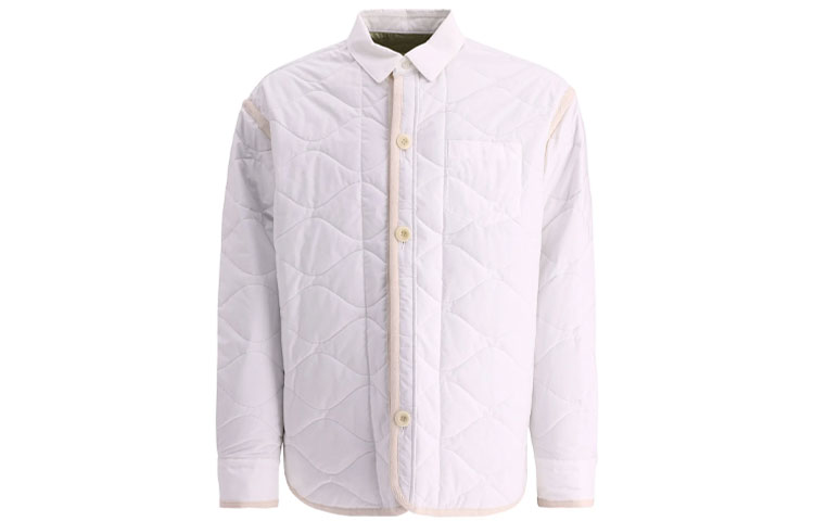 Sacai FW22 Trimmed Single-Breasted Jacket White 22-02847M-151