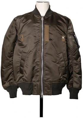 Sacai FW23 Color-Block Trim Zip-Up Jacket Brown SCM-051-531 Buy Sacai FW23 Color-Block Trim Zip-Up Jacket Brown SCM-051-531