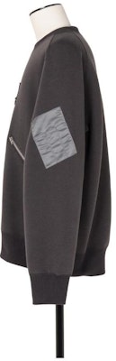 サカイ FW23 カラーブロック クルーネック プルオーバースウェットシャツ - グレー. 23-03174M-326 Shop サカイ FW23 カラーブロック クルーネック プルオーバースウェットシャツ - グレー. 23-03174M-326