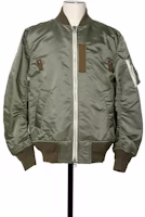 Sacai FW23 Colorblock Trim Zip-Up Jacket Green SCM-051-501 Sacai FW23 Colorblock Trim Zip-Up Jacket Green SCM-051-501