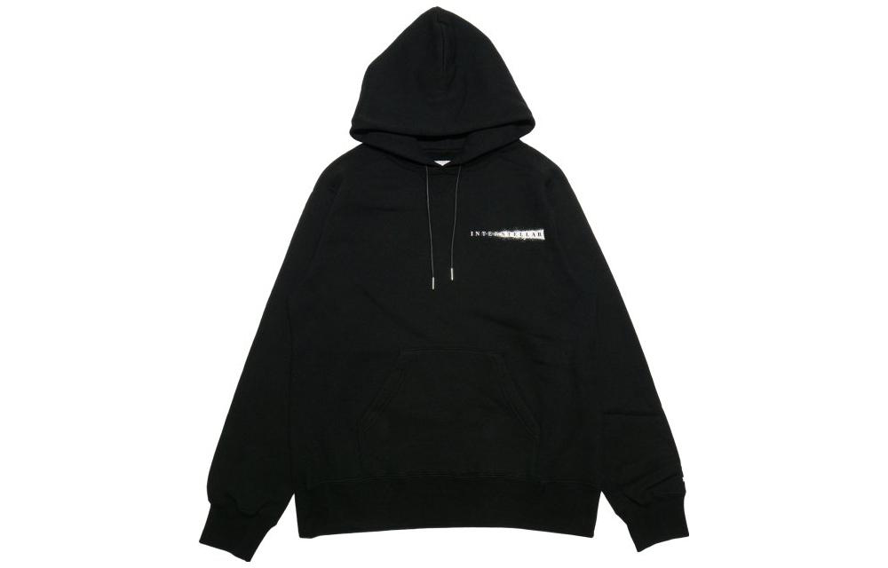 Sacai FW23 Letter Pattern Hoodie Unisex Black 23-0575S-BLACK