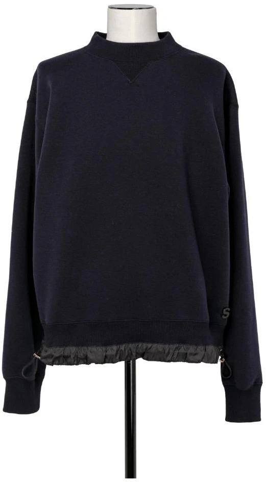 sacai-fw-23-navy-blue-panelled-crewneck-pullover-sweatshirt-scm-068-201