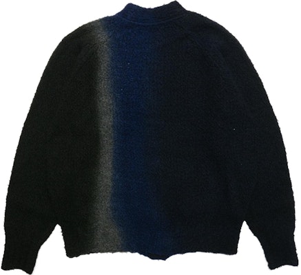 サカイ FW23 タイダイカジュアルカーディガンセーター メンズ ブラック 23-03167BK Lookbook サカイ FW23 タイダイカジュアルカーディガンセーター メンズ ブラック 23-03167BK