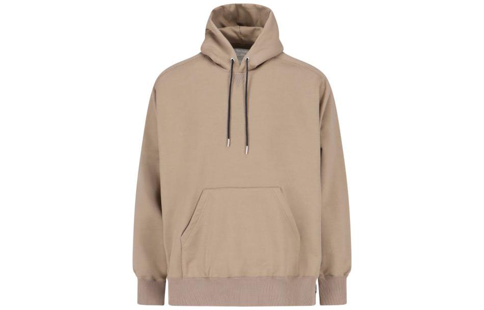 Sacai Khaki Pullover Hoodie Men’s Long Sleeve Casual Sweatshirt SCM070642