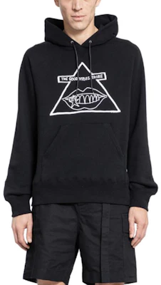 Sacai Logo Print Hoodie Black Long Sleeve 24-0823S-001 Buy Sacai Logo Print Hoodie Black Long Sleeve 24-0823S-001