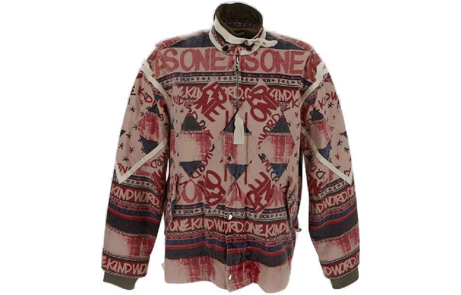 Sacai Multicolor All-Over Print Zip-Up Jacket Men’s 02970M789