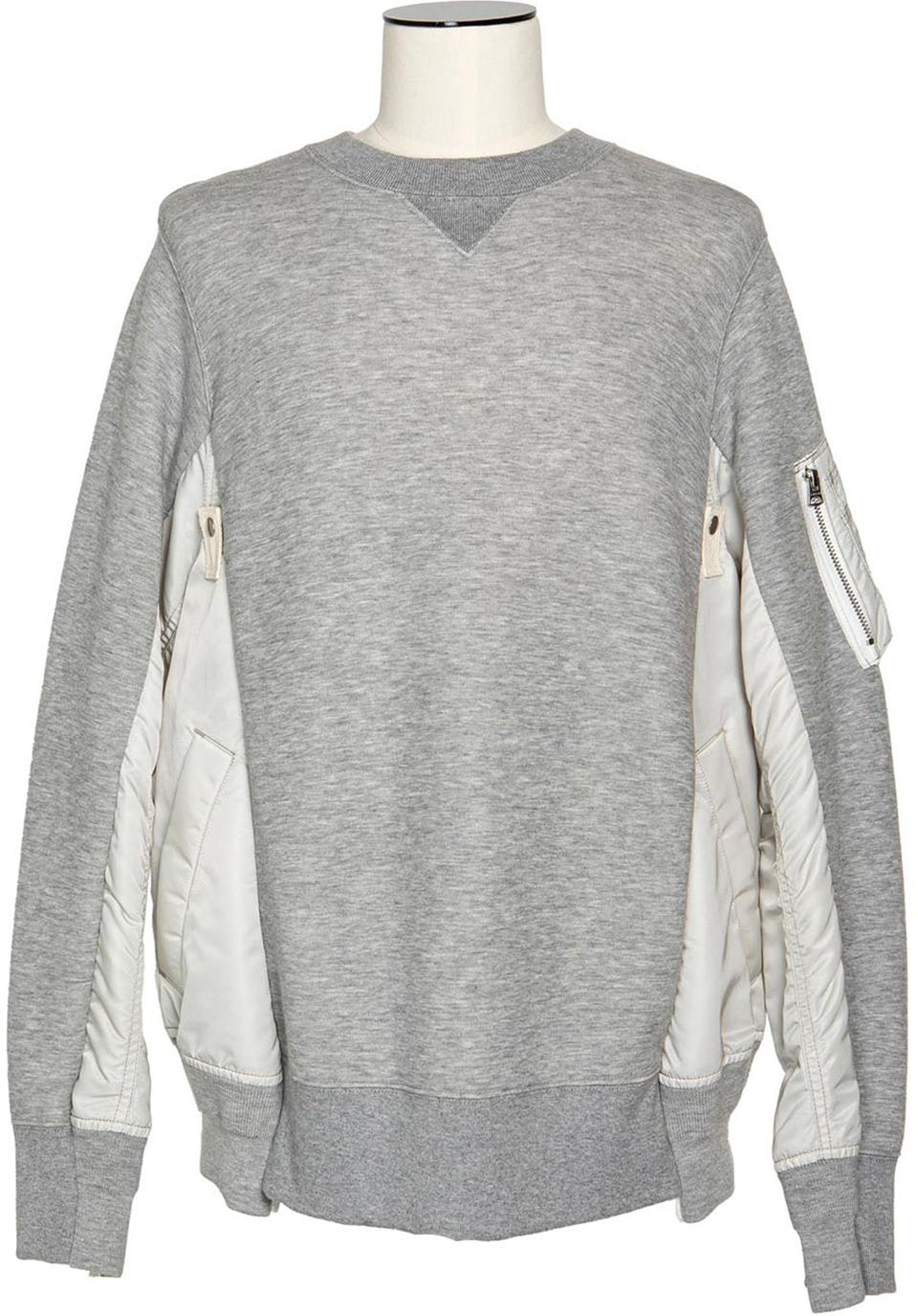 sacai-paneled-crewneck-pullover-long-sleeve-sweatshirt-light-gray-scm-221-381