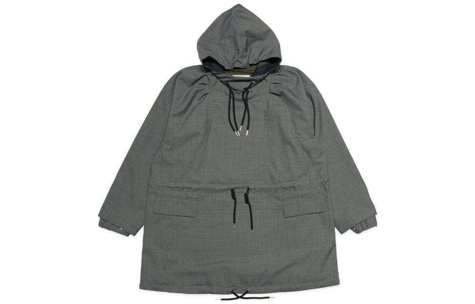 Sacai Plain Oversized Hoodie Grey 22-02804GY