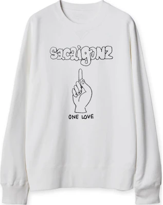 Sweatshirt Crewneck Bercetak Sacai Putih 24-0818S101 Buy Sweatshirt Crewneck Bercetak Sacai Putih 24-0818S101