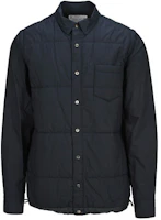 Sacai Solid Button-Up Jacket Deep Navy Blue SCM025CN-201 Sacai Solid Button-Up Jacket Deep Navy Blue SCM025CN-201