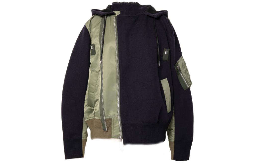 Sacai Spliced Hooded Jacket 23-06872-501