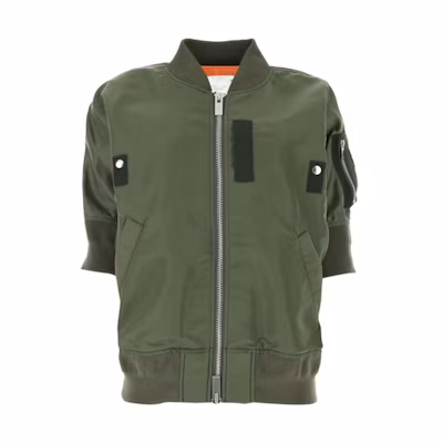 Sacai SS21 Casual Nylon Jacket Military Green 2105403-501