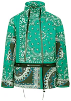 Sacai SS22 Paisley Print Jacket Green Outerwear 02686M551 Sacai SS22 Paisley Print Jacket Green Outerwear 02686M551