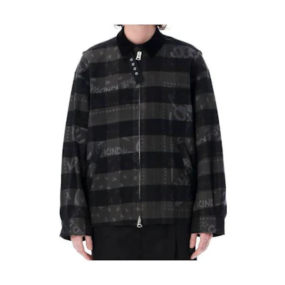 Sacai SS23 Floral Print Button-Up Jacket Black 23-02967MC-001