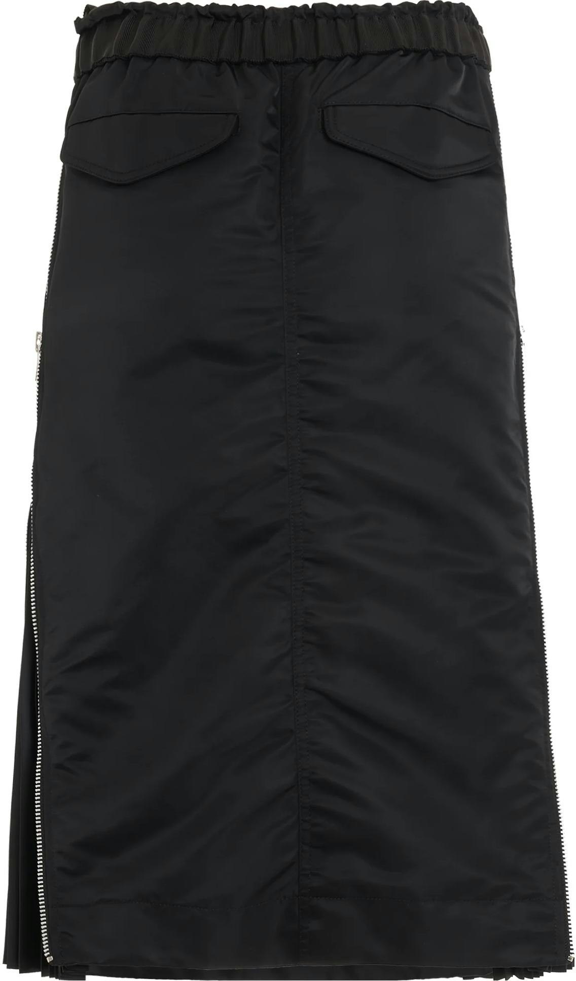 sacai-ss-23-solid-color-pleated-mid-length-skirt-with-side-zipper-black-scw-073-001
