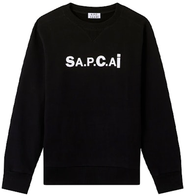サカイ x A.P.C SS21 ロゴプリント クルーネック スウェットシャツ 男女兼用 コラボレーション M27656 Buy サカイ x A.P.C SS21 ロゴプリント クルーネック スウェットシャツ 男女兼用 コラボレーション M27656