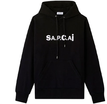 Sacai x A.P.C SS21 ユニセックス パーカー 長袖 カジュアル スウェットシャツ. m27655 Order Sacai x A.P.C SS21 ユニセックス パーカー 長袖 カジュアル スウェットシャツ. m27655