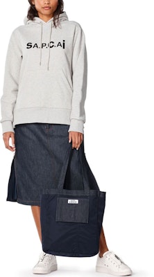 Sacai x A.P.C SS21 ユニセックス パーカー 長袖 カジュアル スウェットシャツ. m27655 Sizing Sacai x A.P.C SS21 ユニセックス パーカー 長袖 カジュアル スウェットシャツ. m27655