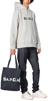 Sacai x A.P.C SS21 ユニセックス パーカー 長袖 カジュアル スウェットシャツ. m27655 1