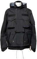 Sacai x ACRONYM® Black Multi-Pocket Packable Hooded Jacket. 22-02761M Sacai x ACRONYM® Black Multi-Pocket Packable Hooded Jacket. 22-02761M