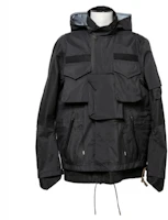 Order Sacai x ACRONYM® 黑色多口袋可收納連帽外套。 22-02761M