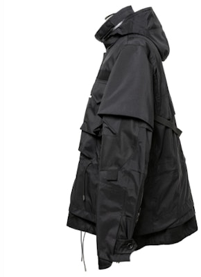 サカイ x ACRONYM® ブラック マルチポケット パッカブル フードジャケット. 22-02761M Lookbook サカイ x ACRONYM® ブラック マルチポケット パッカブル フードジャケット. 22-02761M