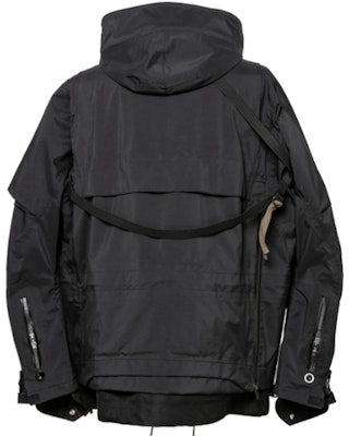 サカイ x ACRONYM® ブラック マルチポケット パッカブル フードジャケット. 22-02761M Purchase サカイ x ACRONYM® ブラック マルチポケット パッカブル フードジャケット. 22-02761M