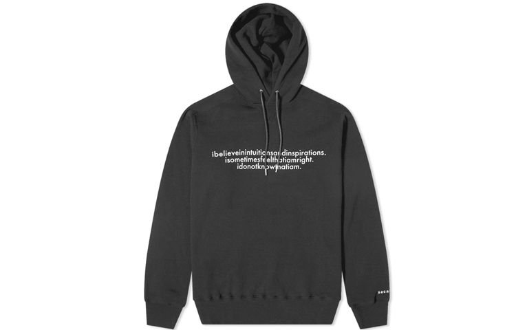 Sacai x Albert Einstein Graphic Hoodie Unisex Long Sleeve Pullover 20-0114S