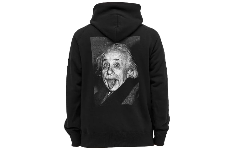 Purchase Sacai x Albert Einstein Graphic Hoodie Unisex Long Sleeve Pullover 20-0114S