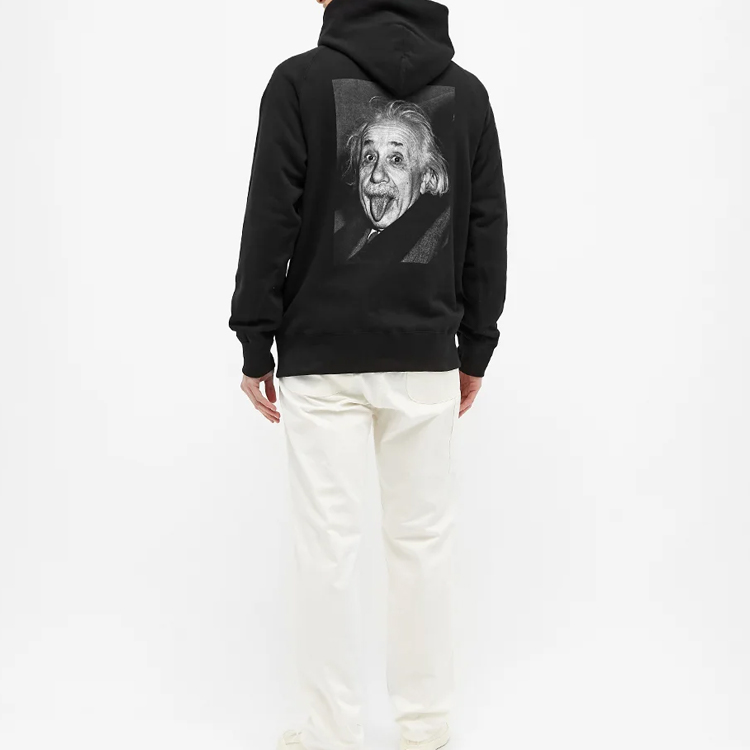 Sizing Sacai x Albert Einstein Graphic Hoodie Unisex Long Sleeve Pullover 20-0114S