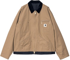 Sacai x Carhartt WIP Collab SS24 Detroit Jacket Khaki I034101-2LG-XX Sacai x Carhartt WIP Collab SS24 Detroit Jacket Khaki I034101-2LG-XX