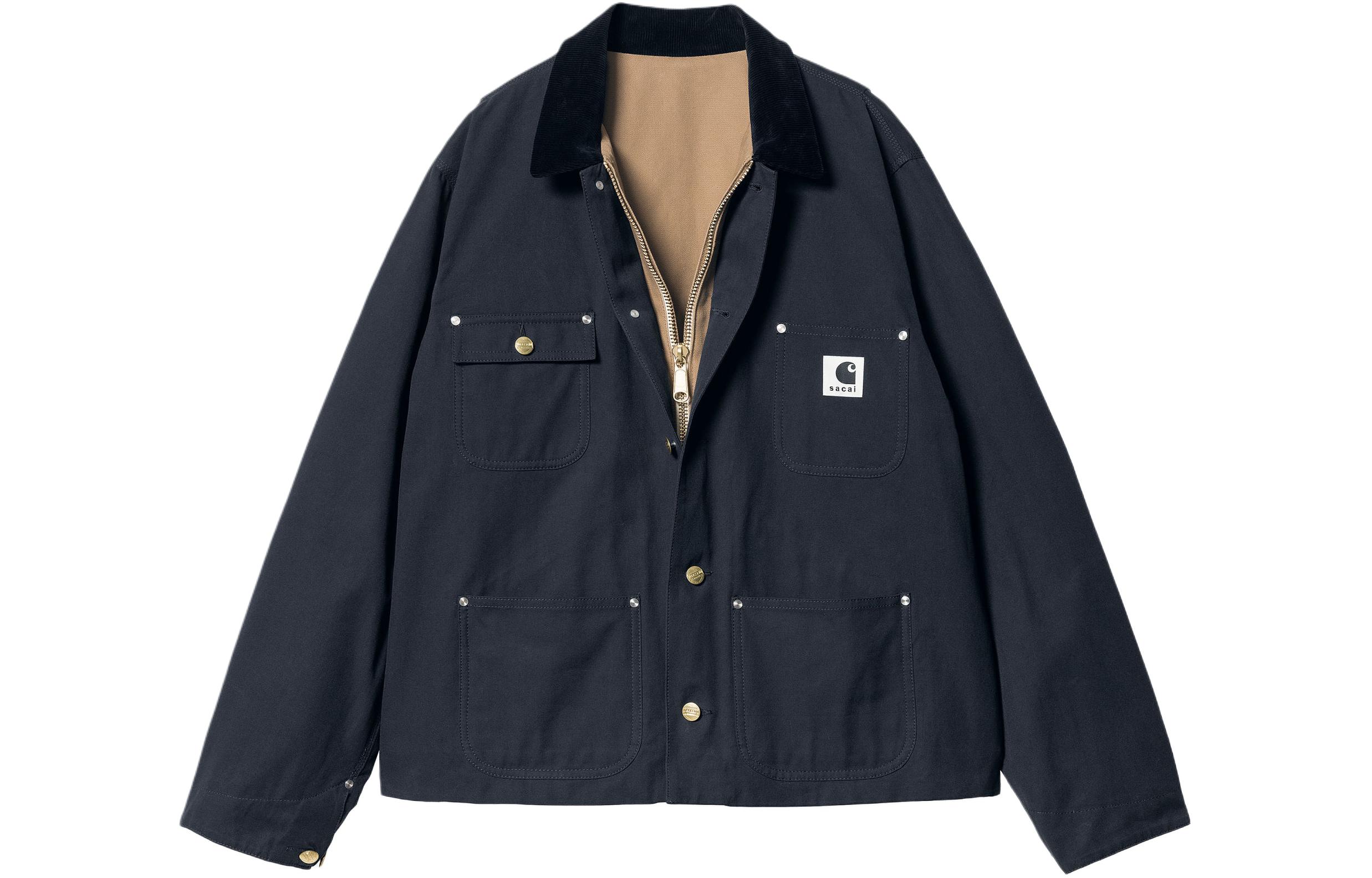 Sizing サカイ x カーハート WIP コラボ SS24 デトロイトジャケット カーキ I034101-2LG-XX