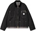 Shop Sacai x Carhartt WIP Reversible Detroit Jacket Black Unisex SS24 Collaboration. I034101-1VR-XX