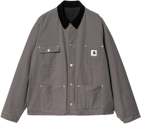 Sacai x Carhartt WIP Reversible Detroit Jacket Black Unisex SS24 Collaboration. I034101-1VR-XX Sizing Sacai x Carhartt WIP Reversible Detroit Jacket Black Unisex SS24 Collaboration. I034101-1VR-XX