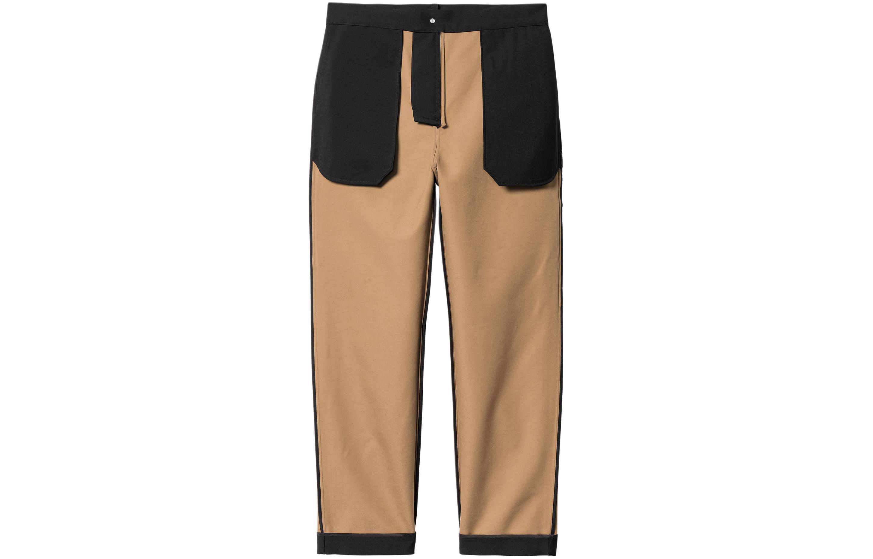 Shop サカイ × カーハート WIP SS24 ブラック ストレートレッグ カジュアルパンツ I034095-1VR-XX