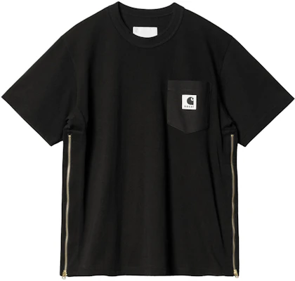 Sacai x Carhartt WIP SS24 Black Unisex Plain Tee I034104-1VR-XX Buy Sacai x Carhartt WIP SS24 Black Unisex Plain Tee I034104-1VR-XX