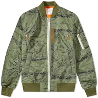 Sacai x Dr. Woo Logo Pilot Jacket Long Sleeve Military Green. 20-02329M-501 Sacai x Dr. Woo Logo Pilot Jacket Long Sleeve Military Green. 20-02329M-501