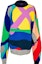 Buy サカイ x KAWS カラフル プリント ウール ニット プルオーバー セーター ユニセックス 21-02579M