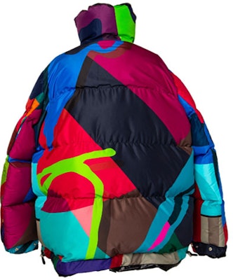 サカイ x KAWS FW21 カラーブロック ダウンパファージャケット ユニセックス 冬アウター 21-05678 Lookbook サカイ x KAWS FW21 カラーブロック ダウンパファージャケット ユニセックス 冬アウター 21-05678
