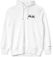 Sacai x KAWS FW21 Logo Embroidered Pullover Hoodie White 21-0283S102 Sacai x KAWS FW21 Logo Embroidered Pullover Hoodie White 21-0283S102