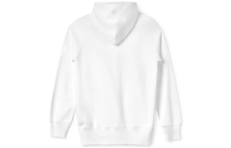 Lookbook サカイ x KAWS FW21 ロゴ刺繍入りプルオーバーパーカー ホワイト 21-0283S102